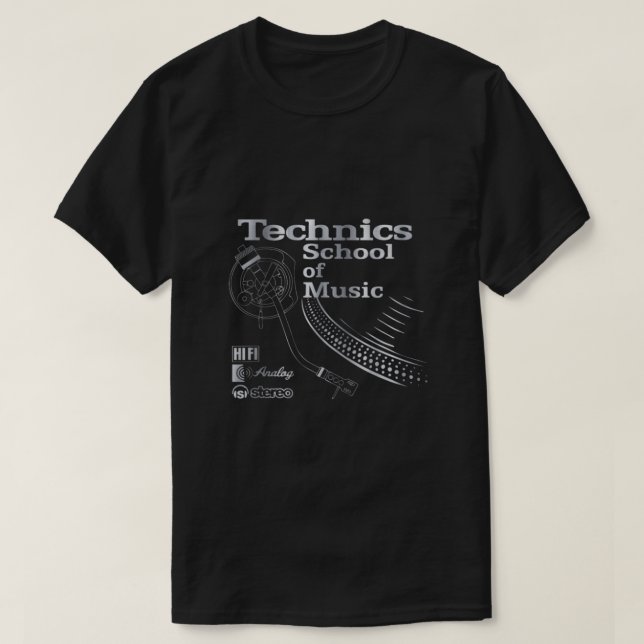 T-shirt Technics École De Musique (Design devant)