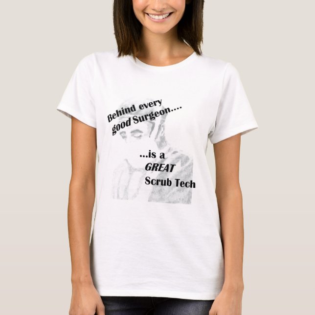 T-shirt Technique de balayage (Devant)