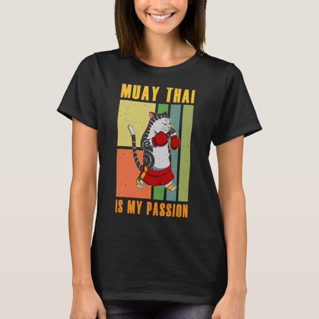 T-shirt Technique de combat de Muay Thai Thaïlande Poing G (Devant)