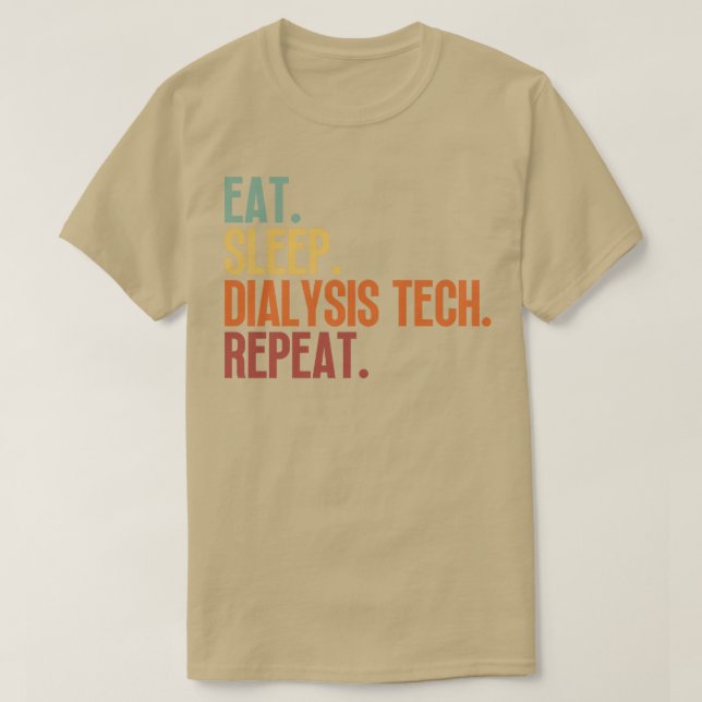 T-shirt Technique de dialyse du sommeil 7 (Design devant)