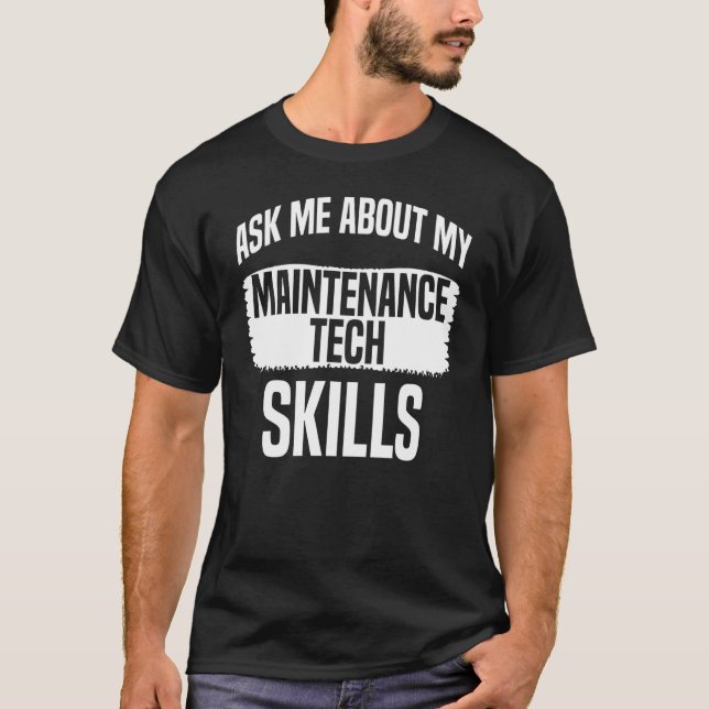 T-shirt Technique de maintenance Appareils Meilleur Techni (Devant)