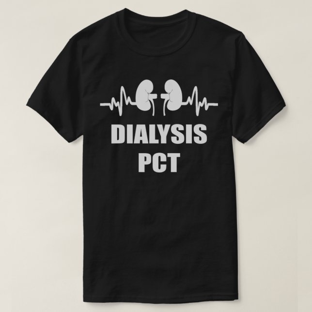 T-shirt Technique de soins aux patients Techni de la dialy (Design devant)