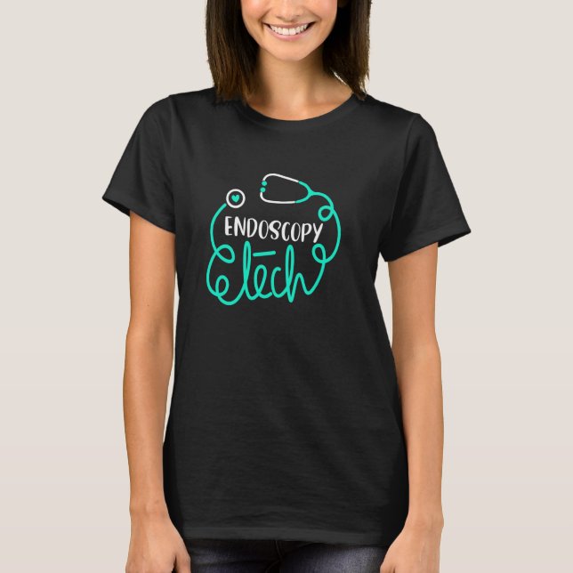 T-shirt Technique d'endoscopie Cute Gastroentérologie Tech (Devant)