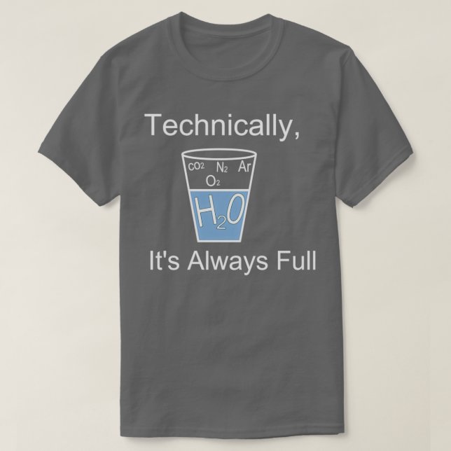 T-shirt Techniquement, Il Est Toujours Complet (Design devant)