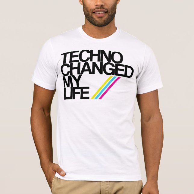 T-SHIRT TECHNO CHAGED MA VIE ! ! ! (Devant)