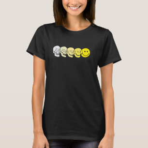 T-shirt Techno Evolution, Acid House Smile, Techno DJ Musi