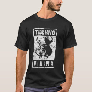 T-shirt Techno germanique Viking Northmen Cool Techno alle