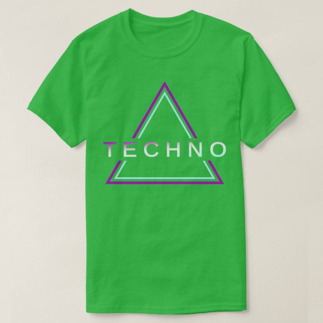 T-shirt Techno House Party EDM Festival Goa Electro Rave 2 (Design devant)