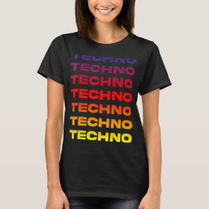 T-shirt Techno Hypnotique Deep Dub Electronic bat IDM EDM