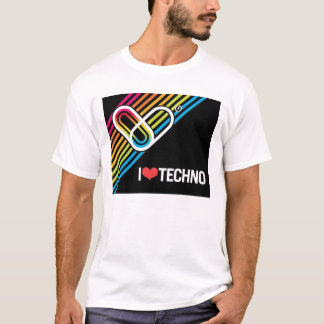 T-shirt Techno I <3