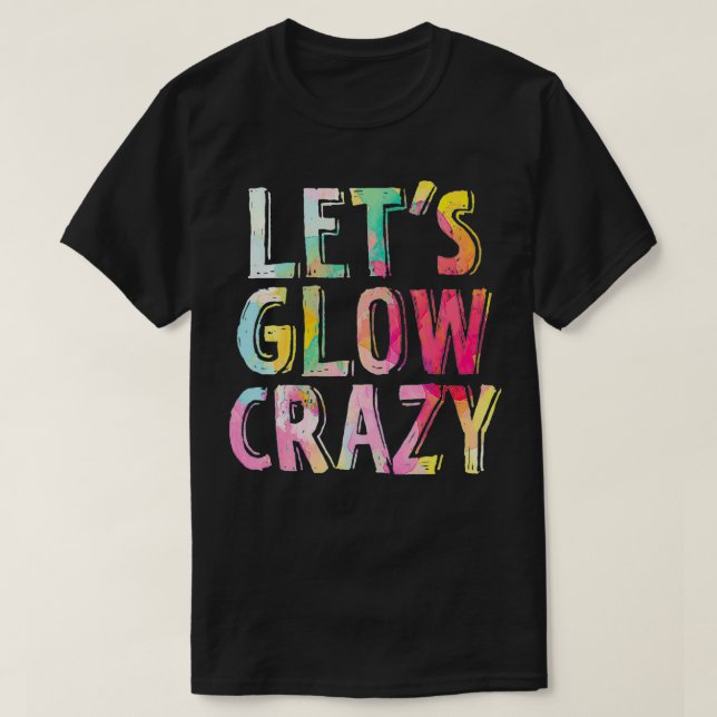 T-shirt Techno Music Glow Dance Party Festival Raver EDM L (Design devant)