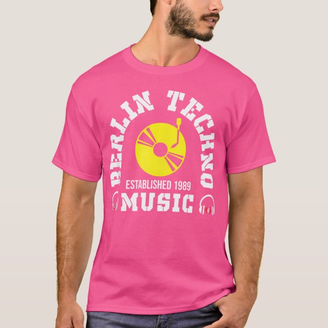 T-shirt Techno Music Rave Edm Dj Cadeau (Devant)