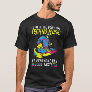 T-shirt Techno Music Trance Raver Headbanger Edm House Mu