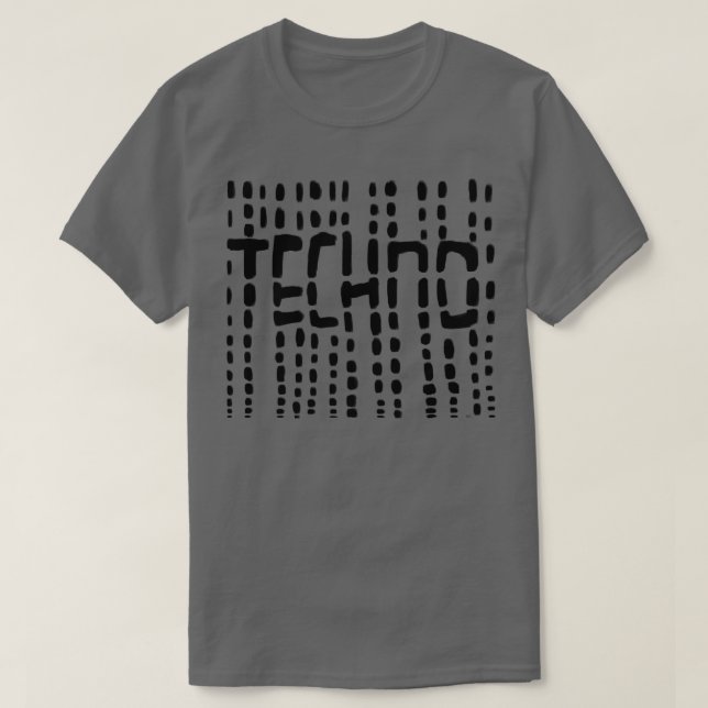 T-shirt Techno pour Techno DJ Raver (Design devant)