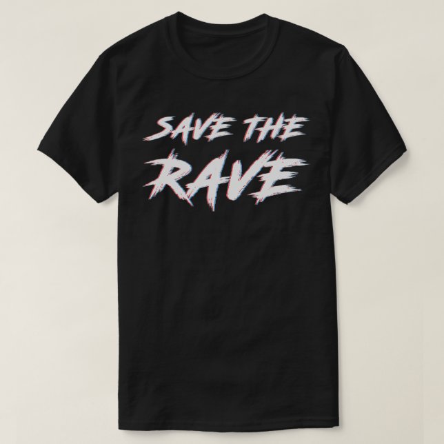 T-shirt Techno Rave Gabber Cadeau DJ EDM Clubbing Raver (Design devant)