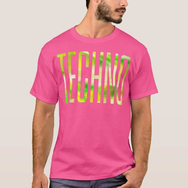 T-shirt Techno Raver Dj Rave Party Edm Festival (Devant)