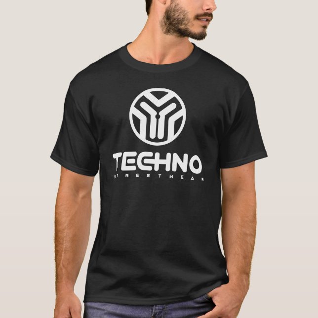 T-shirt Techno Streetwear - logo - la chemise des hommes (Devant)