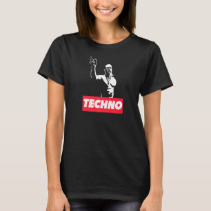 T-shirt Techno Viking Pour Raver Dj Techno Party Festival