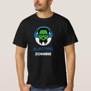 T-shirt Techno Zombie DJ Rave Electro