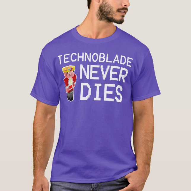 T-shirt Technoblades ne meurt jamais jeu vidéo jeu gamer b (Devant)