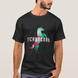 T-shirt Technocorn Festival de Techno Rave Musique DJ EDM