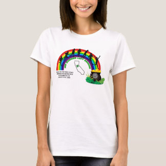 T-shirt Technologie de blanc de la coupe des femmes Sub30