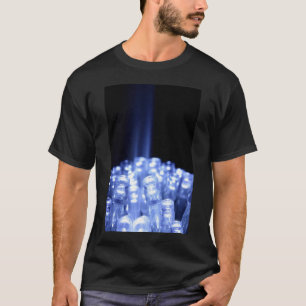 T-shirt Technologie de faisceau lumineux de LED