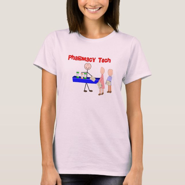 T-shirt Technologie de la pharmacie Cadeaux de design Pers (Devant)