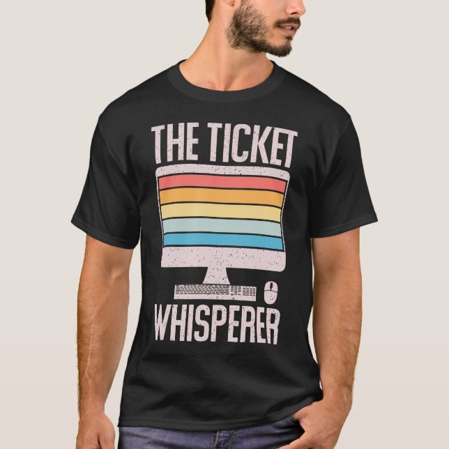 T-shirt Technologie de l'information Support technique Le  (Devant)
