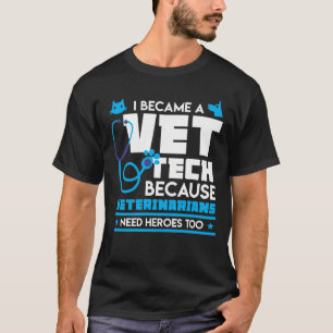 T-shirt Technologie drôle de vétérinaire de héros du