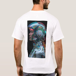 T-shirt Technologie Futuriste pour les femmes Cyborg Corps