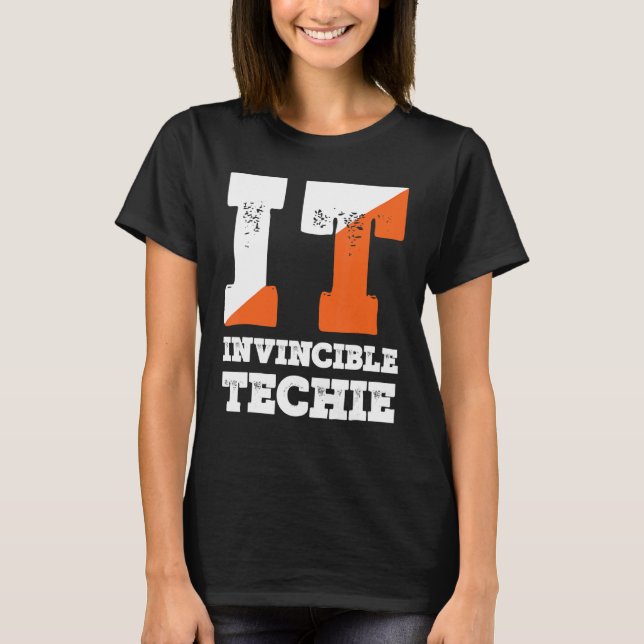T-shirt Technologie invincible Programmeur Informatique Te (Devant)
