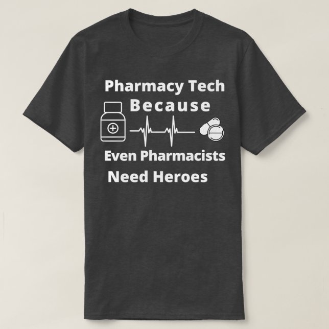 T-shirt Technologie pharmaceutique Parce Que Même Les Phar (Design devant)