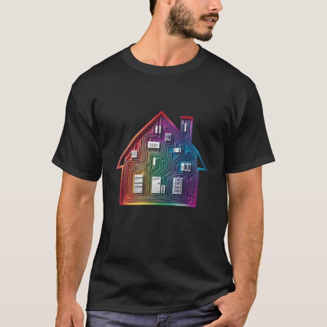 T-shirt Technologie Smart Home (Devant)