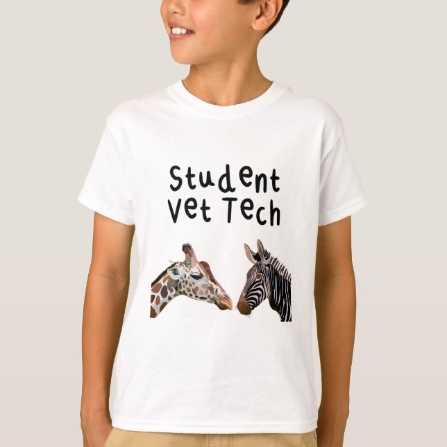 T-shirt Technologie Vet Étudiante (Devant)