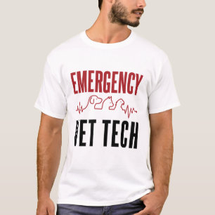 T-shirt Technologie vétérinaire d'urgence soins critiques 