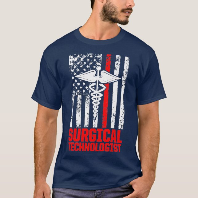 T-shirt Technologue chirurgical Mentoring Scrub Tech (Devant)
