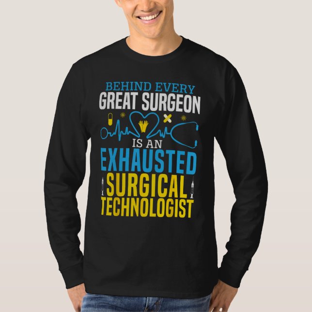 T-shirt Technologue chirurgical Surgery Tech Scrub (Devant)