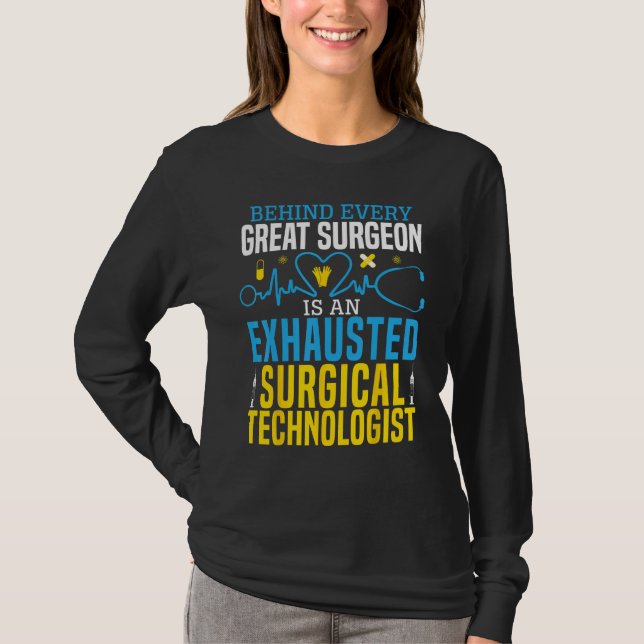 T-shirt Technologue chirurgical Surgery Tech Scrub (Devant)