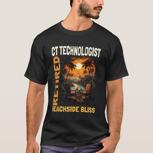 T-shirt Technologue Ct à la retraite - Drôle retraite (Devant)