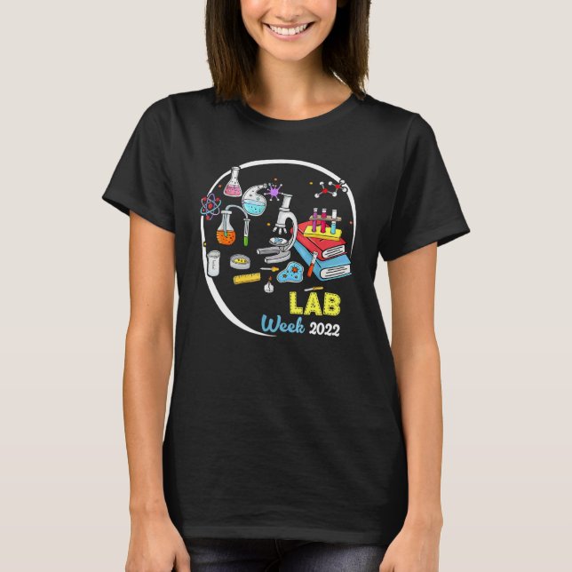 T-shirt Technologue de la semaine de laboratoire 2022 (Devant)