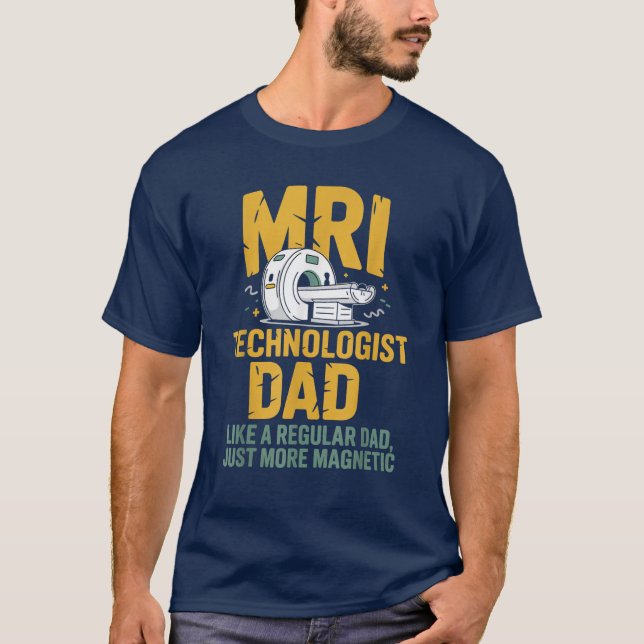 T-shirt Technologue en IRM de la technologie magnétique Pa (Devant)