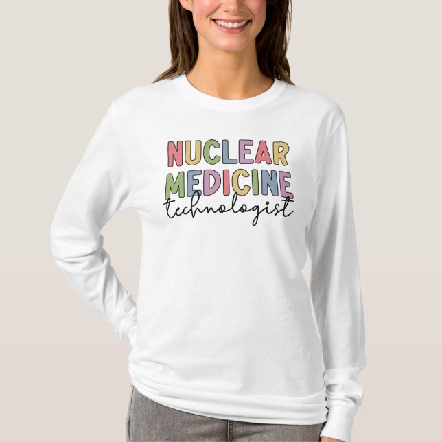 T-shirt Technologue en médecine nucléaire Cadeaux CNMT (Devant)