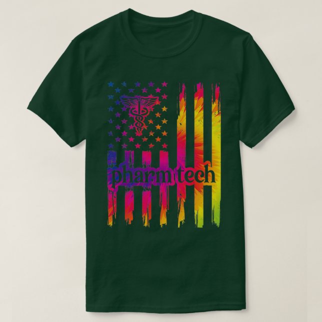T-shirt Technologue en pharmacie Pharm Tech Pharmacie Tech (Design devant)