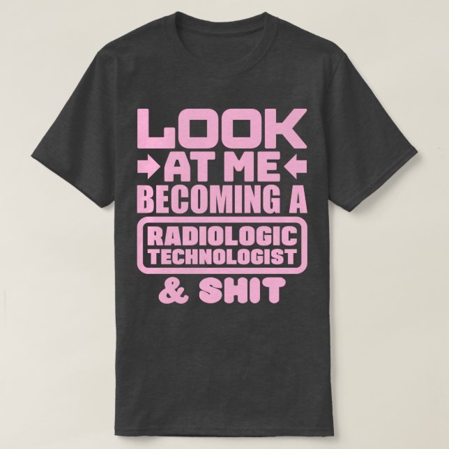 T-shirt Technologue en radiologie Diplôme 2 (Design devant)