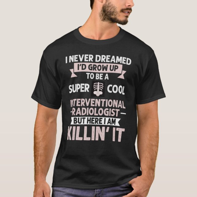 T-shirt Technologue en radiologie interventionnelle Infirm (Devant)