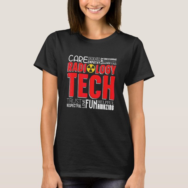 T-shirt Technologue en radiologie Technologue Techniciens  (Devant)