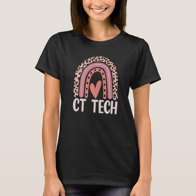 T-shirt Technologue en tomodensitométrie CT Tech Radiologi (Devant)
