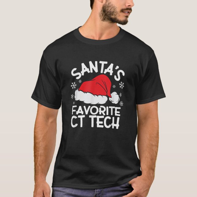 T-shirt Technologue en tomographie informatique préférée d (Devant)