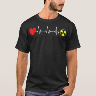 T-shirt Technologue radiologique Rad Tech Heartbeat Radiol